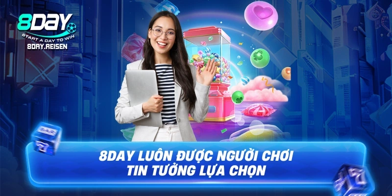 8Day 6 8DAY luôn được người chơi tin tưởng lựa chọn
